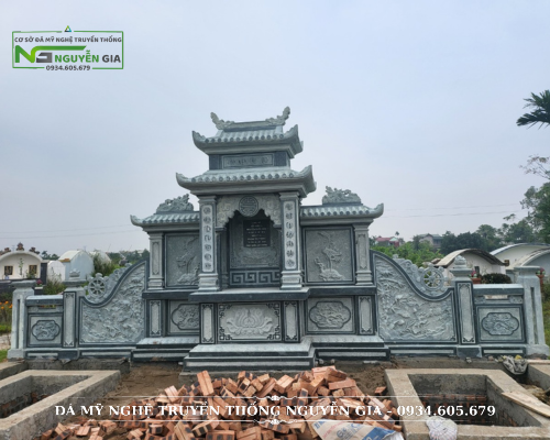 Khu Lăng Mộ đá xanh rêu cao cấp  gia đình: anh Mai Tuấn Nam - Hà Nội